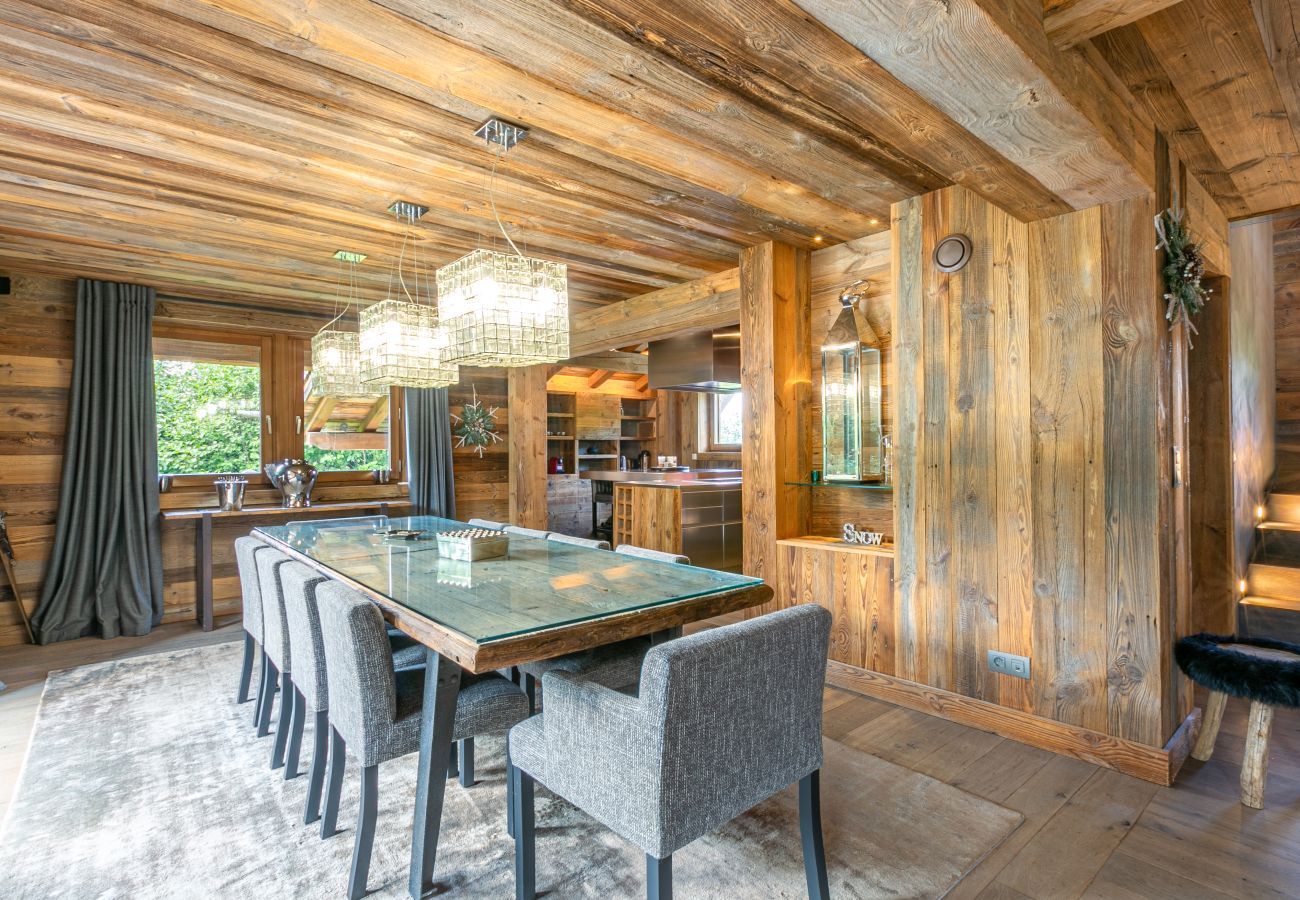 Chalet à Megève - Winter Megeve__ Chalet Majestic, Spa Privé
