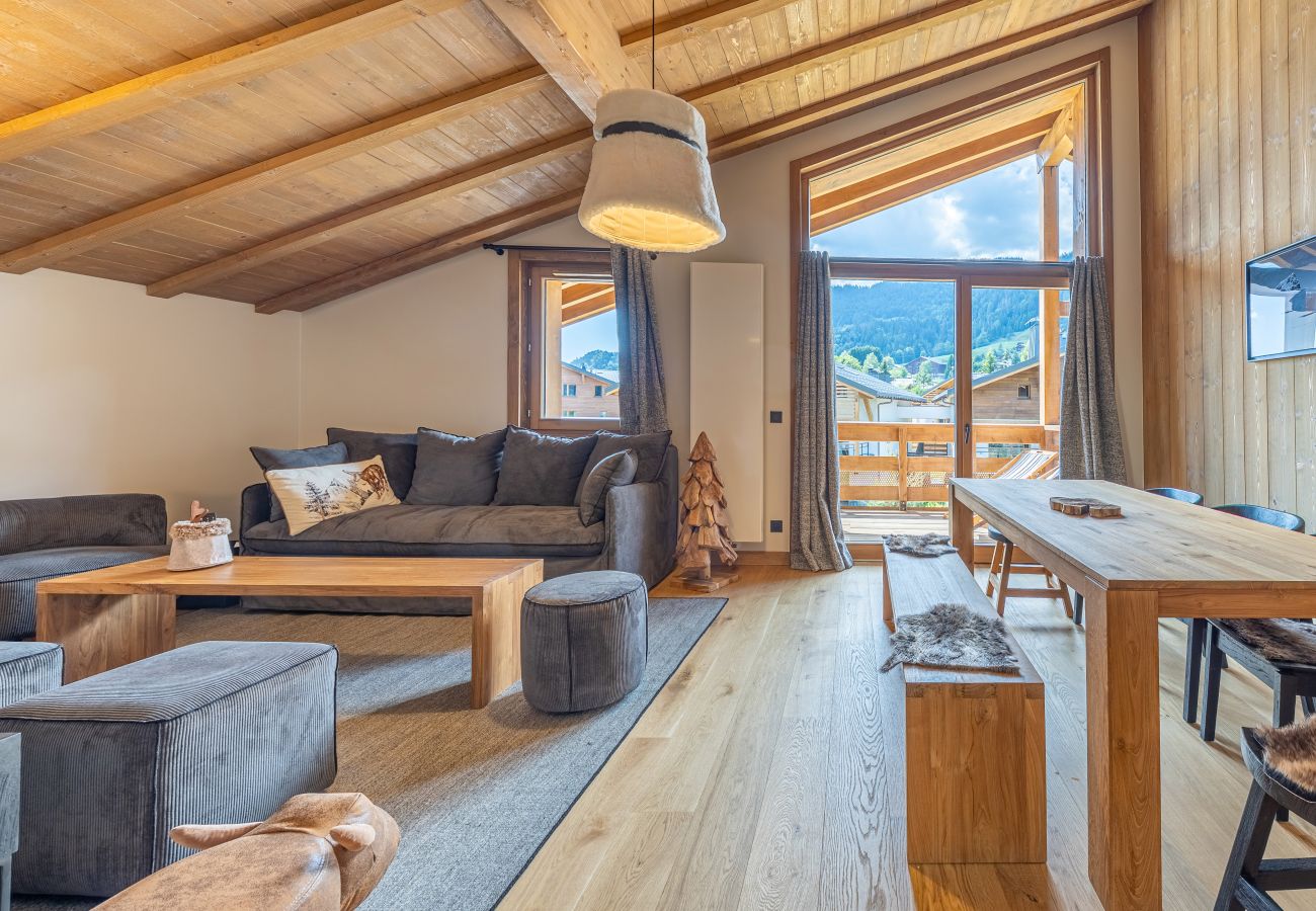 Appartement à Megève - Winter Megeve __ Appt Harmonia, Vue dégagée