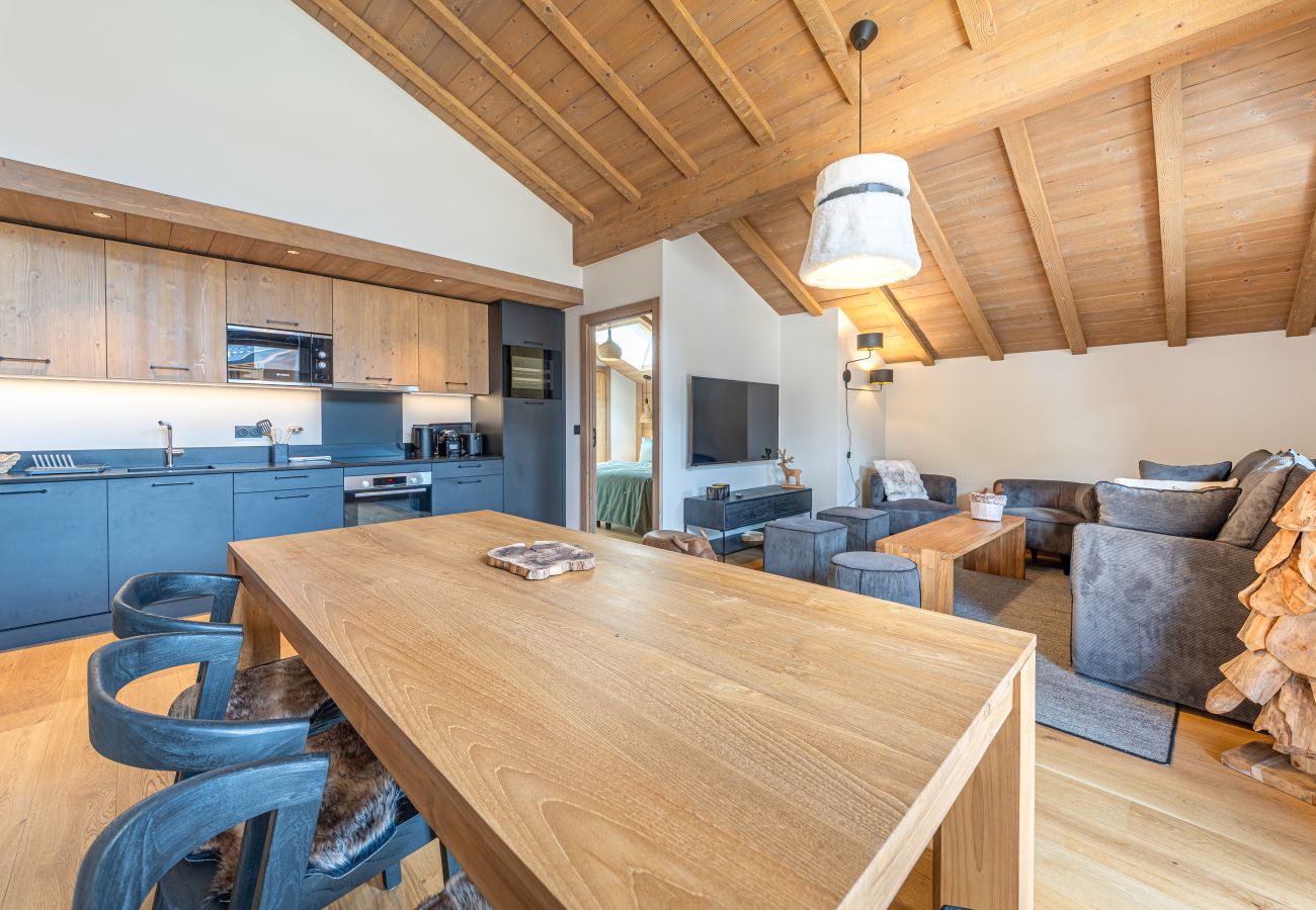 Appartement à Megève - Winter Megeve __ Appt Harmonia, Vue dégagée