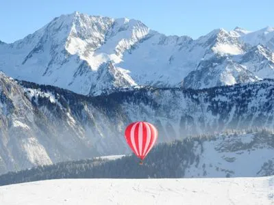 montgolfière courchevel