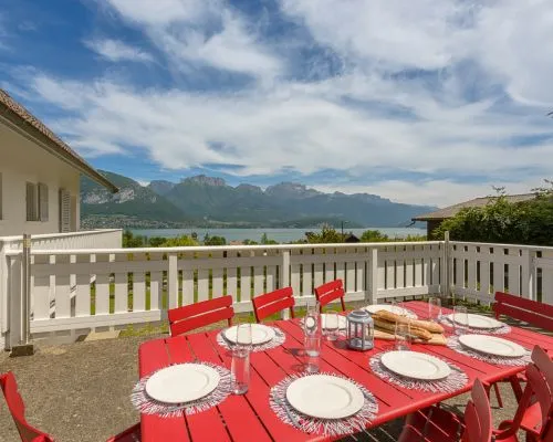 location villa sevrier vue lac
