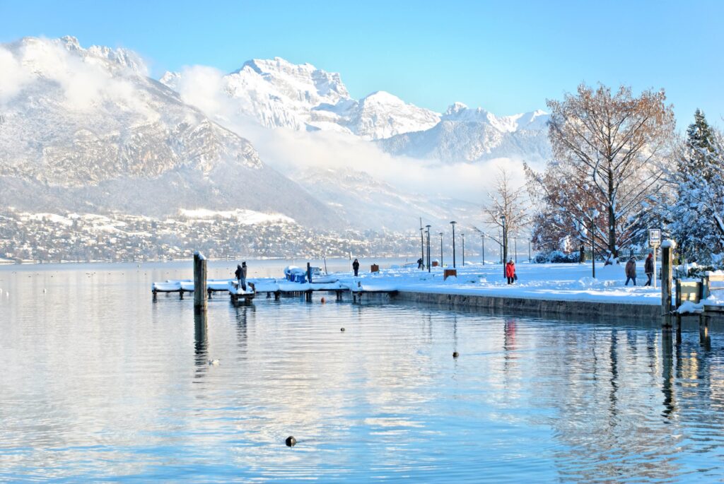 Annecy hiver marché de noel
